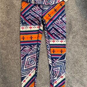 FP Movement by Free People Colorful Geometric Leggings